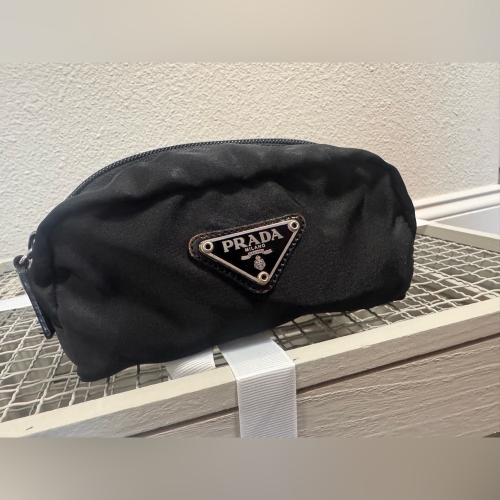 Prada Black Nylon Pouch - Picture 1 of 7